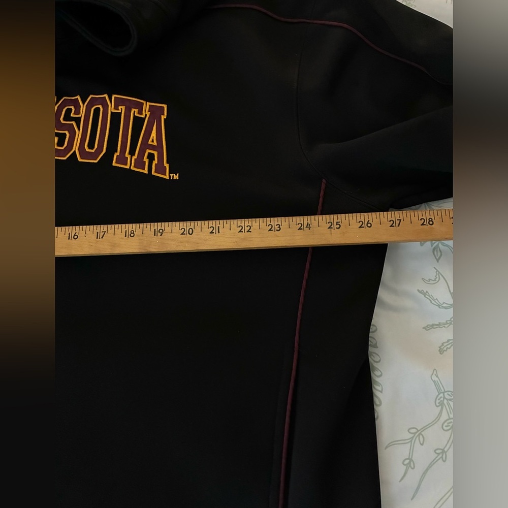 Campus Drive University of Minnesota Black Full-Zip Soft Shell Jacket; Size XL - Picture 13 of 14